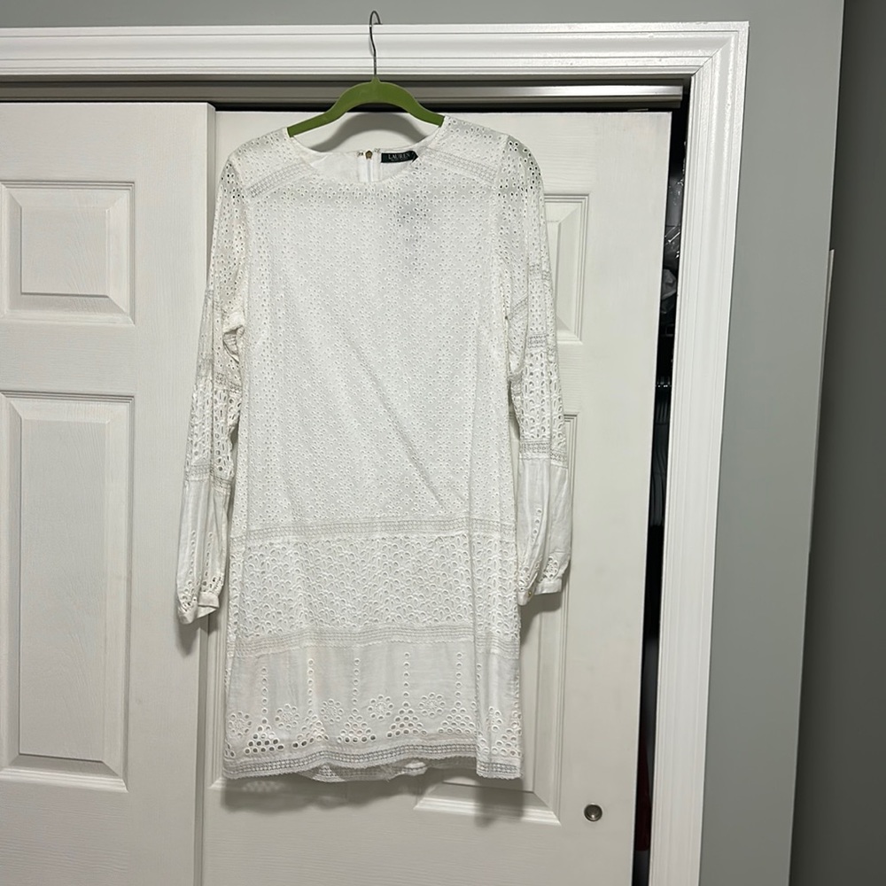 Lauren by Ralph Lauren eyelet dress